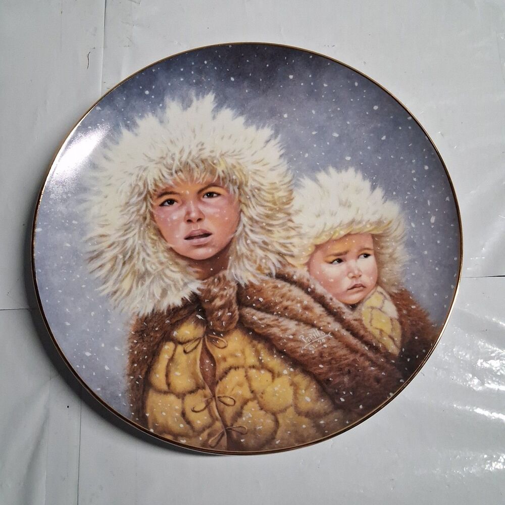 Artaffects "Christmas Journey" Perillo Series 1991 Decorative Plate 9.5"